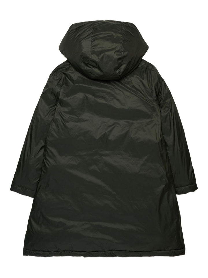 Marni Kids
Parka lungo nero con cappuccio.