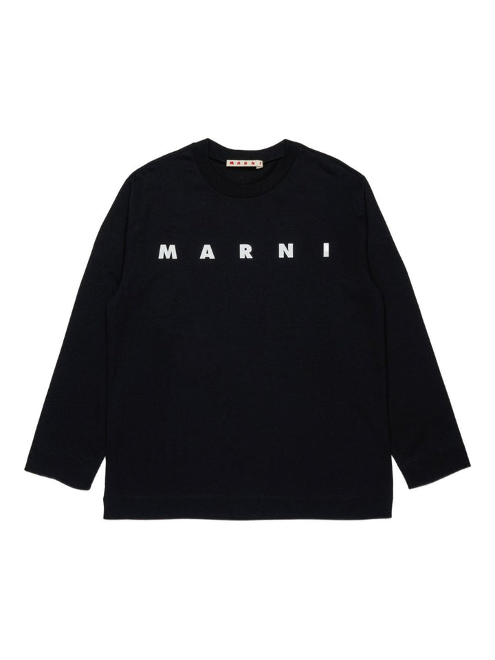 Marni Kids
T-shirt nera girocollo manica lunga