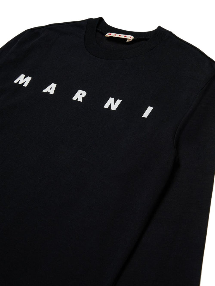 Marni Kids
T-shirt nera girocollo manica lunga