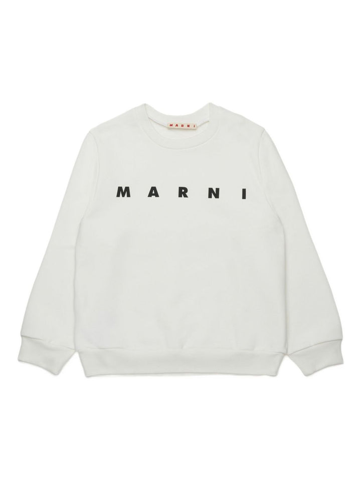 Marni Kids Felpa colore bianco