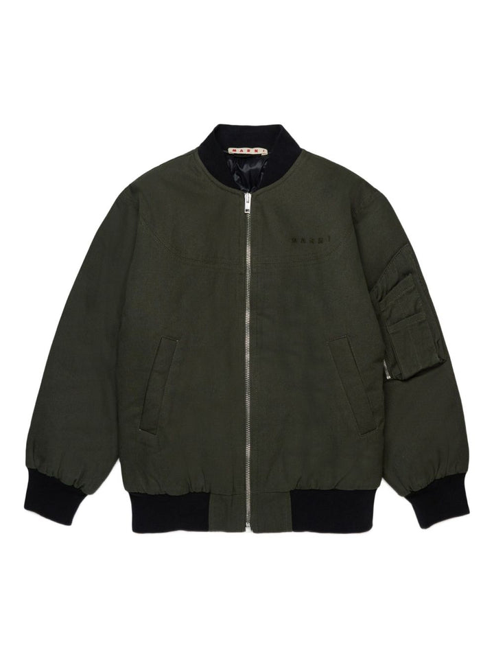 Marni Kids Bomber nero
