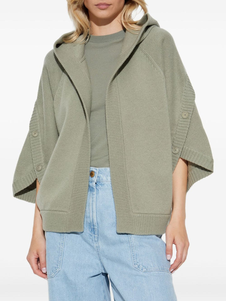 Max Mara
Cardigan con cappuccio