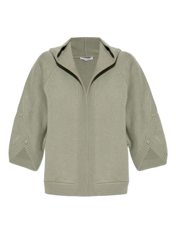 Max Mara
Cardigan con cappuccio