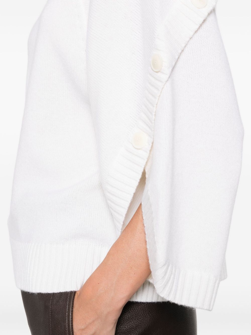 Max Mara
Maglia misto lana-cashmere bianco
