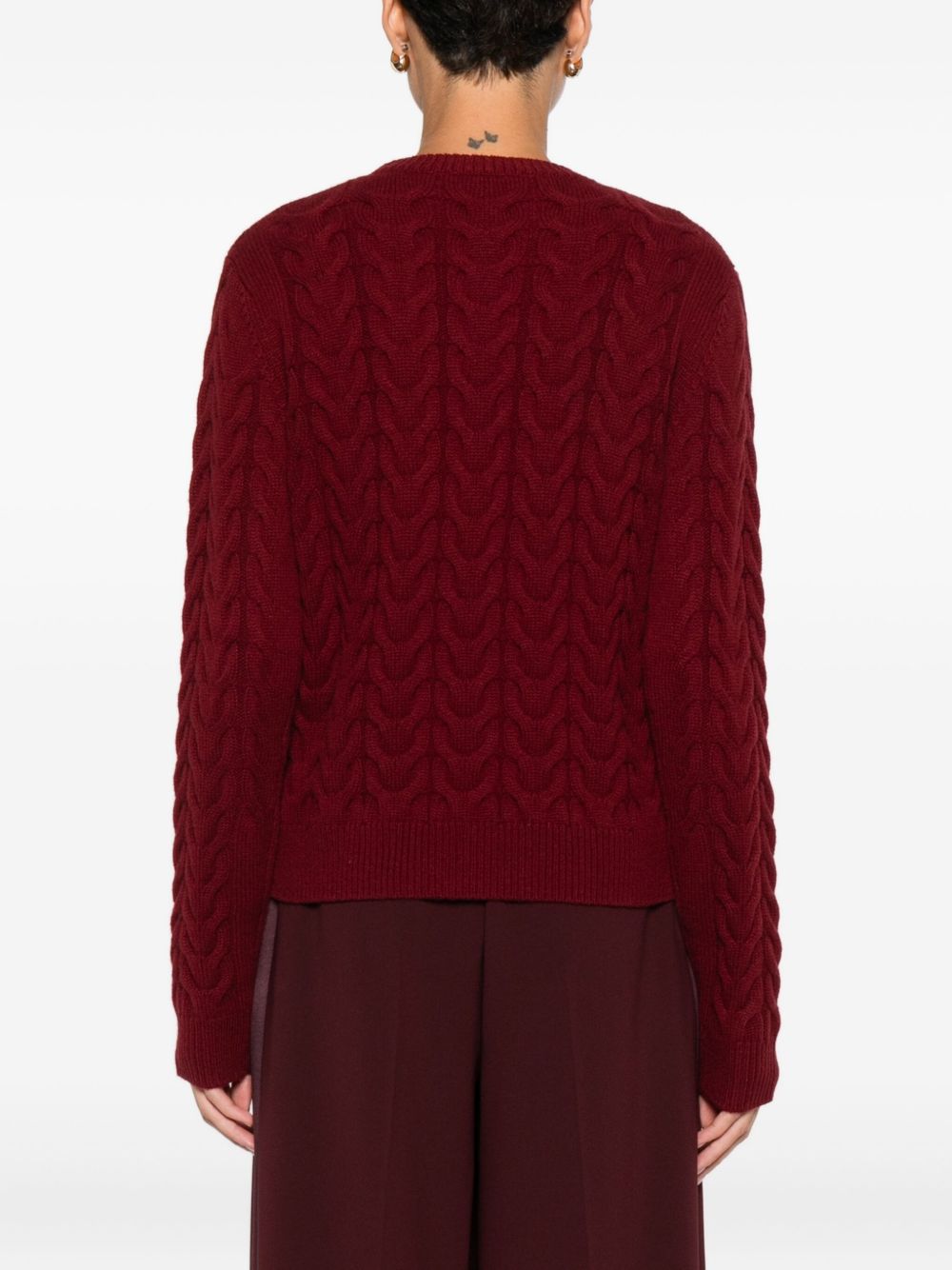 Max Mara Maglione a trecce in cashmere
