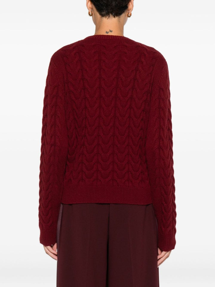 Max Mara Maglione a trecce in cashmere