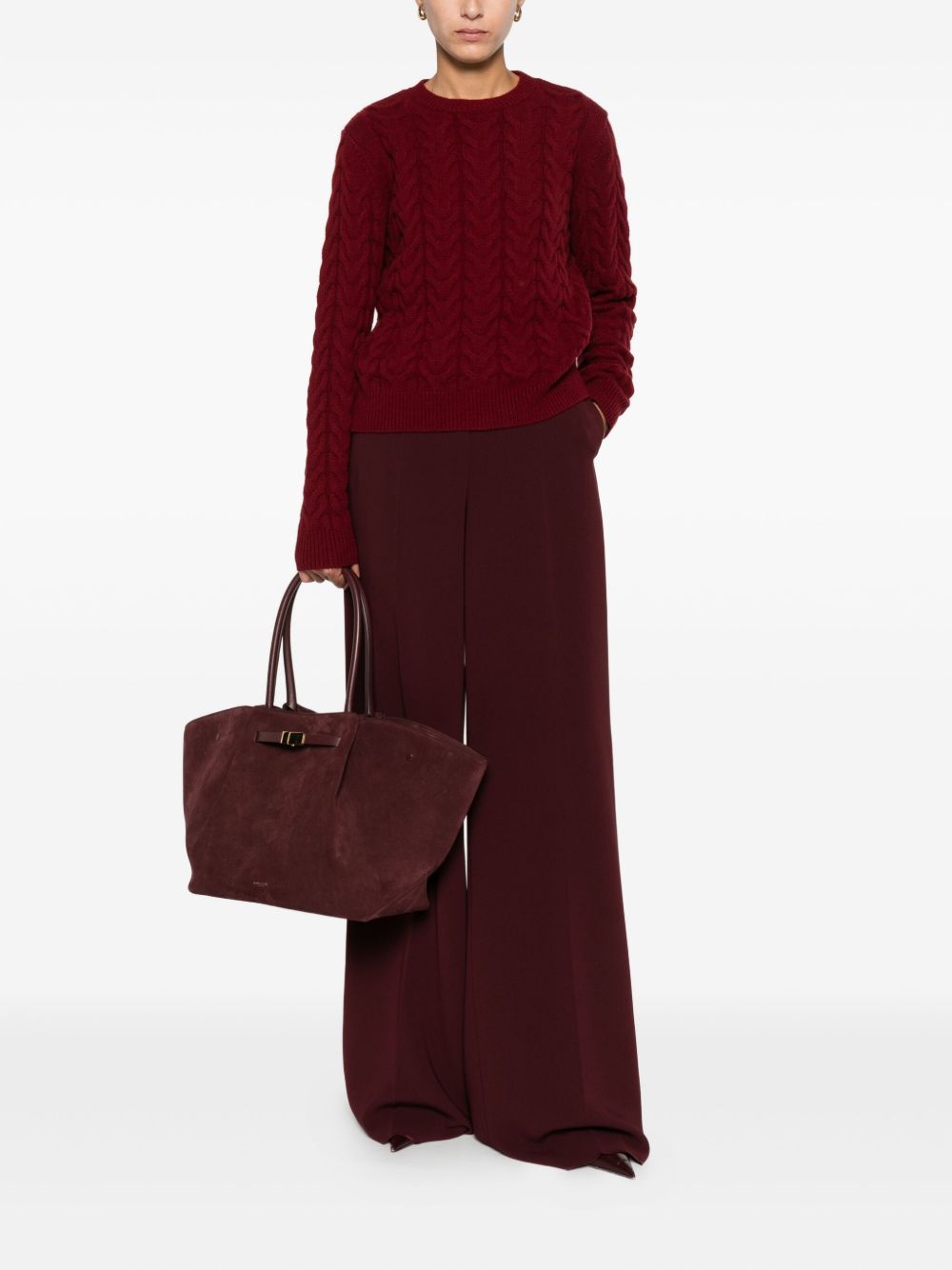 Max Mara Maglione a trecce in cashmere