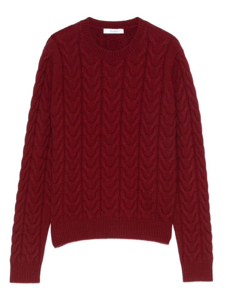 Max Mara Maglione a trecce in cashmere