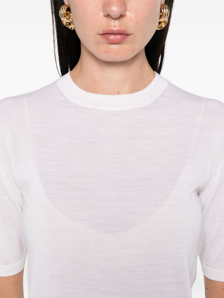 Max Mara
Top a maniche corte in lana