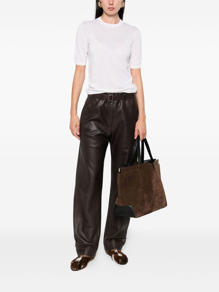 Max Mara Top a maniche corte in lana