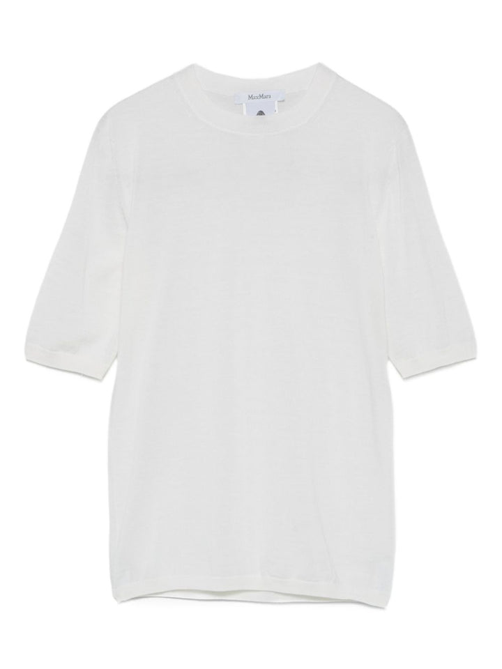 Max Mara Top a maniche corte in lana