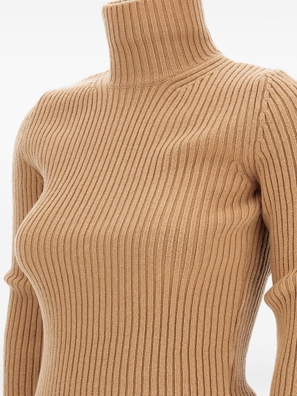 Max Mara Maglione a coste con collo alto