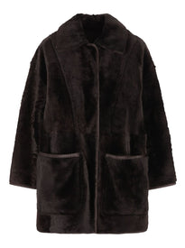 Max Mara Cappotto reversibile in pelle