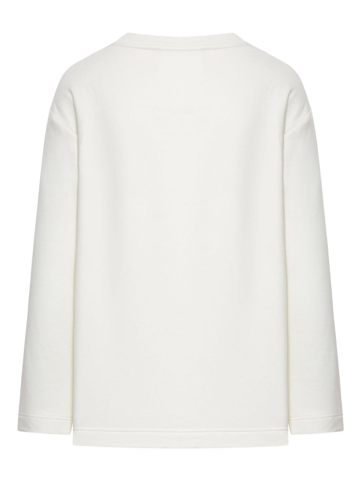 Max Mara
Felpa con logo goffrato