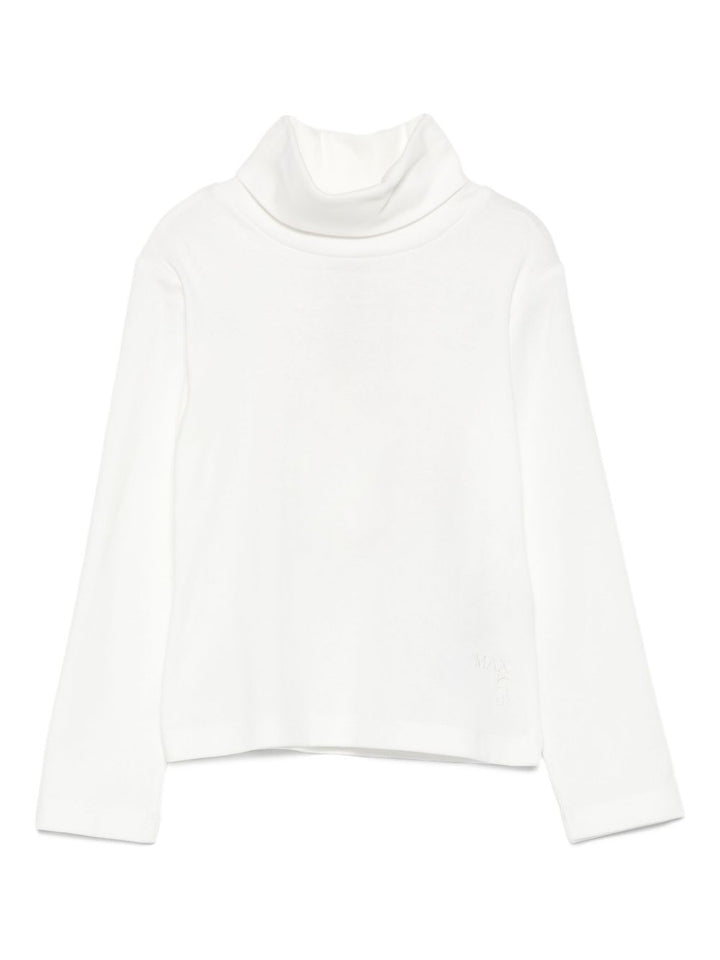 MAX&Co. Kids Top con collo a lupetto e maniche lunghe