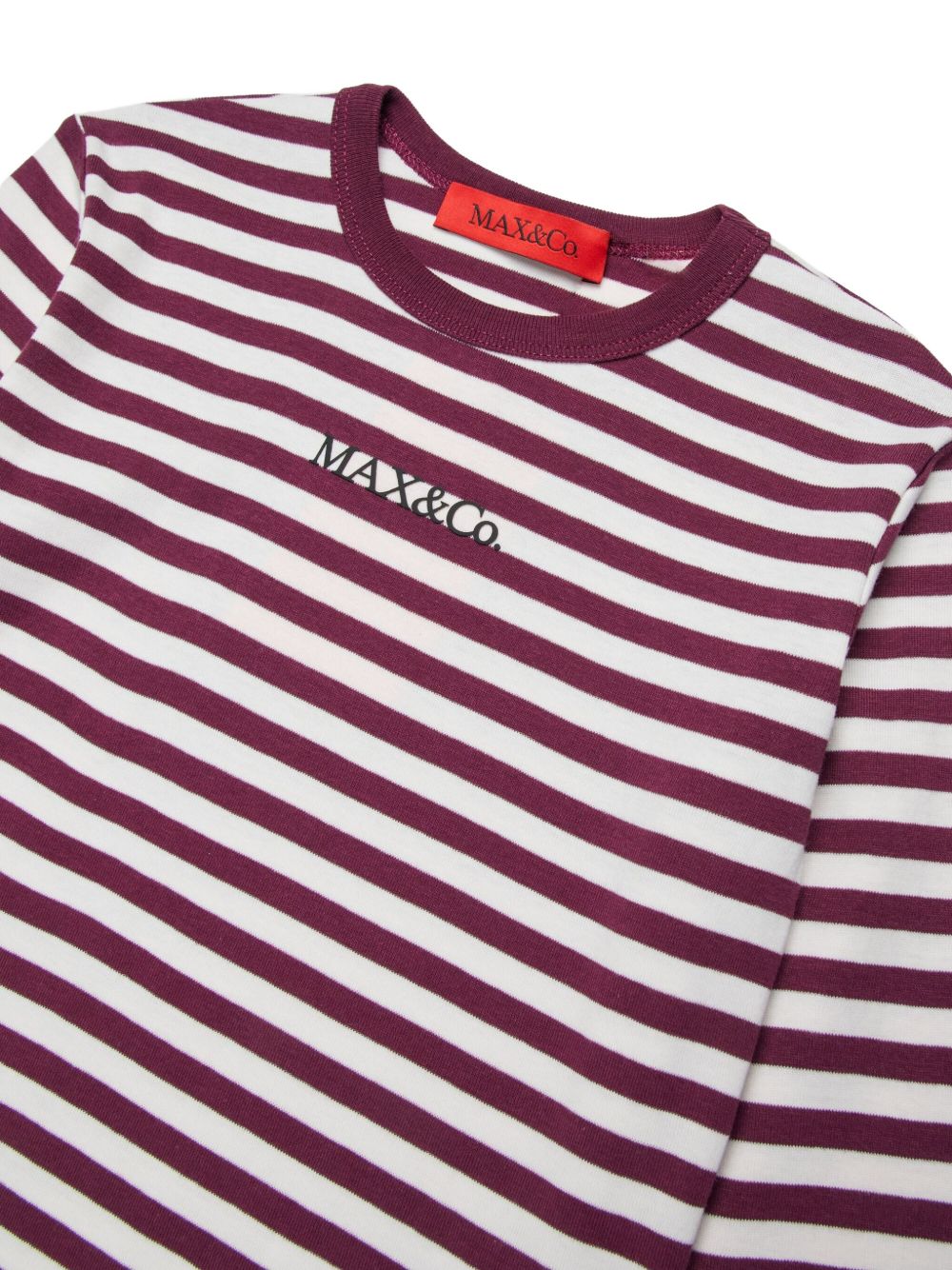 MAX&Co. Kids
T-shirt a righe con logo