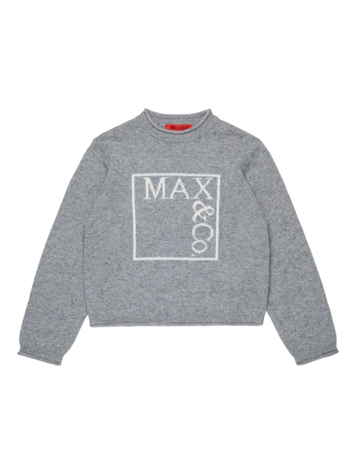 MAX&Co. Kids Maglione con logo