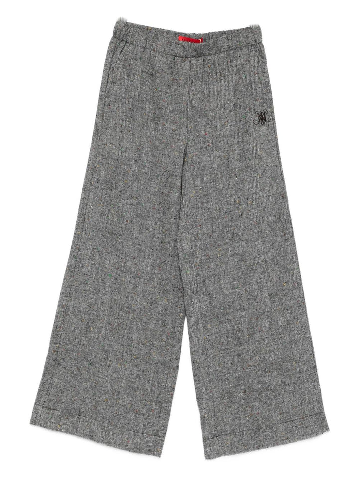 MAX&Co. Kids pantaloni con logo ricamato