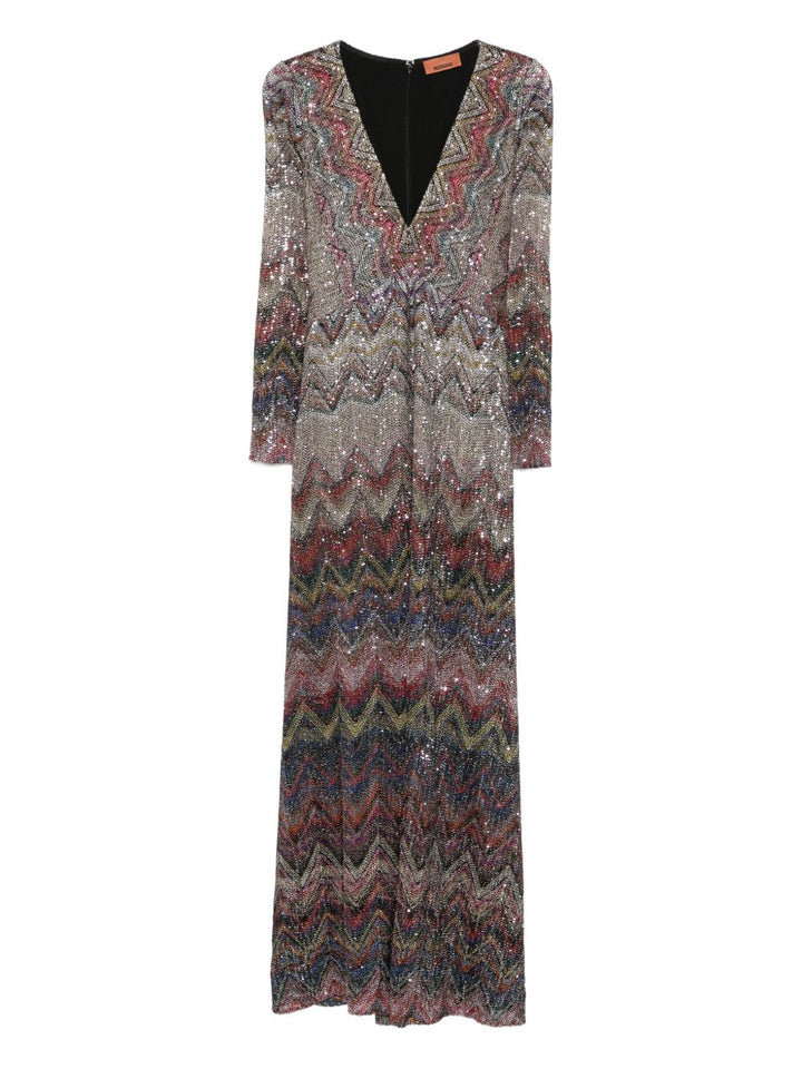 Missoni
Abito midi con motivo a zigzag