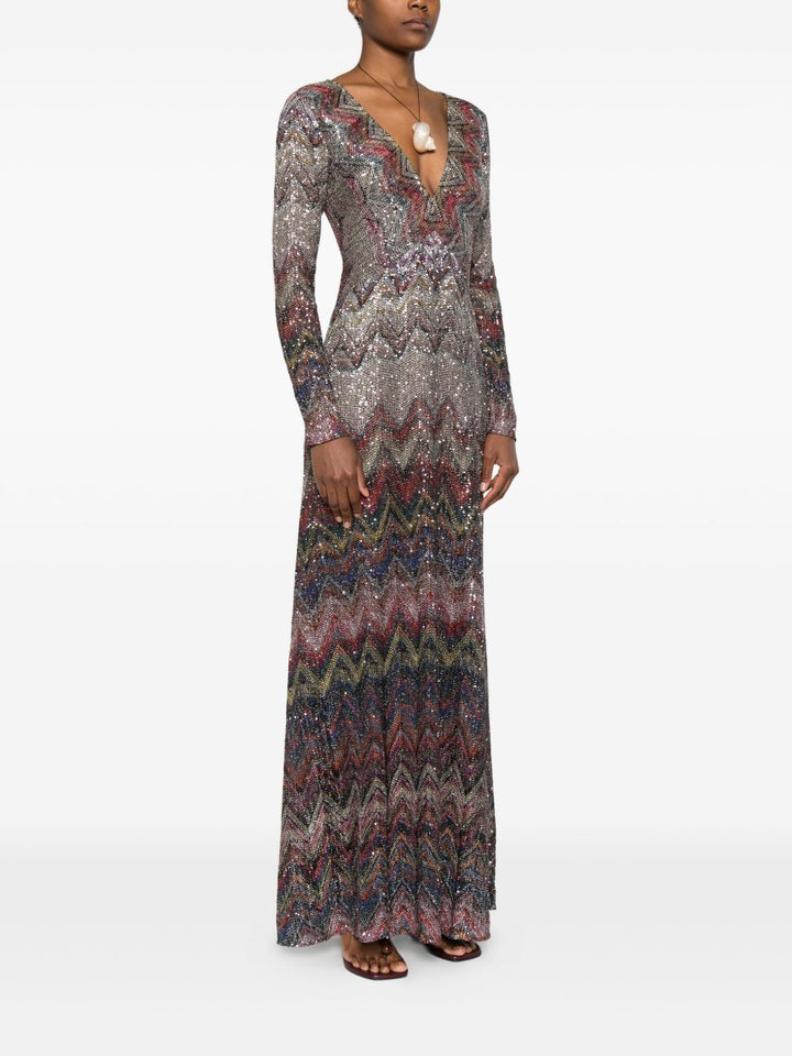 Missoni
Abito midi con motivo a zigzag