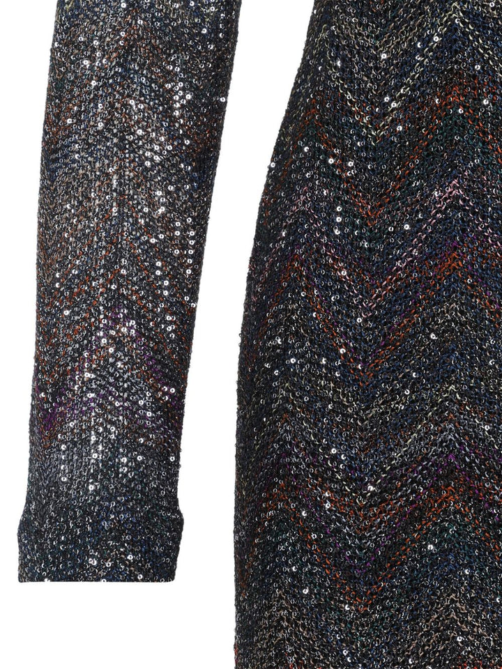 Missoni
Abito nero in maglia a zig-zag