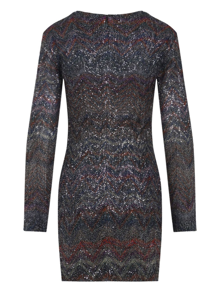 Missoni
Abito nero in maglia a zig-zag