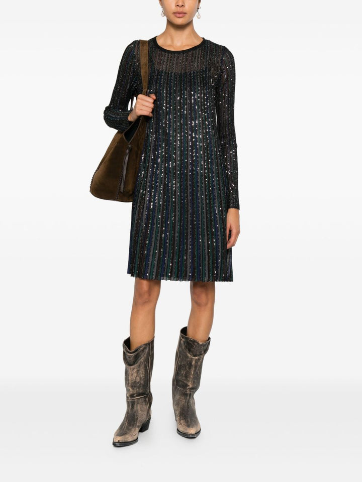 Missoni Abito a righe con decorazione