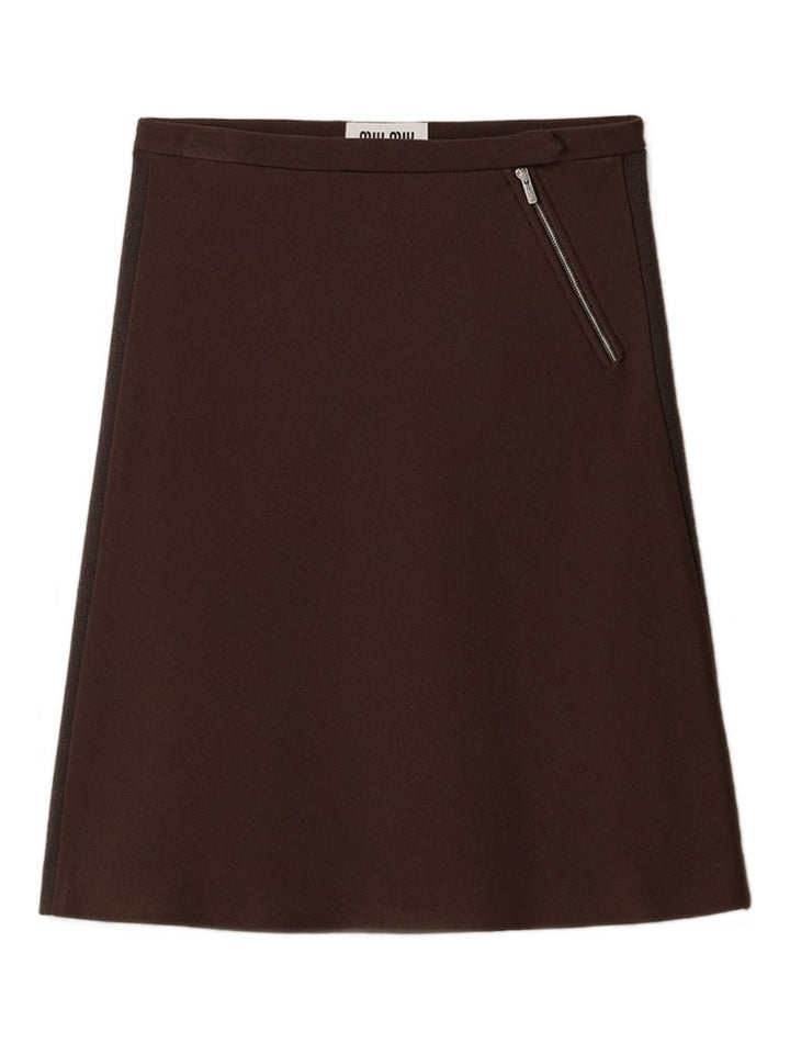 Miu Miu
Gonna marrone