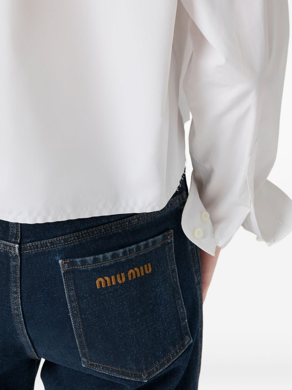 Miu Miu
Camicia in popeline di cotone