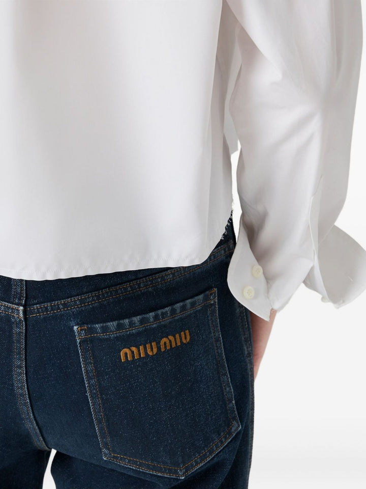 Miu Miu
Camicia in popeline di cotone