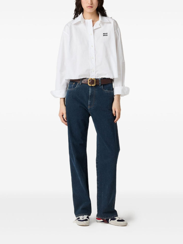 Miu Miu
Camicia in popeline di cotone