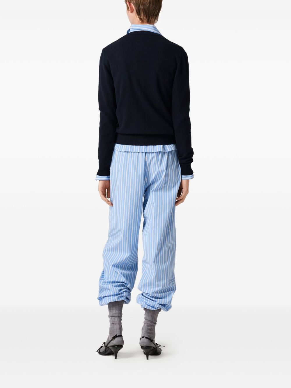 Miu Miu
Cardigan in maglia a rombi