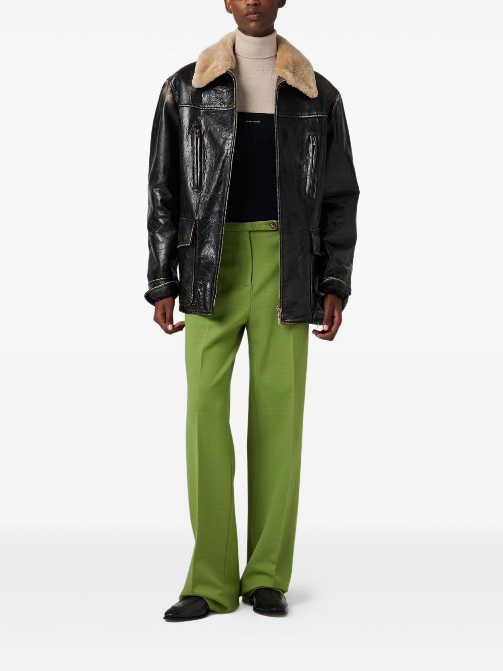 Miu Miu
Canotta con logo a intarsio