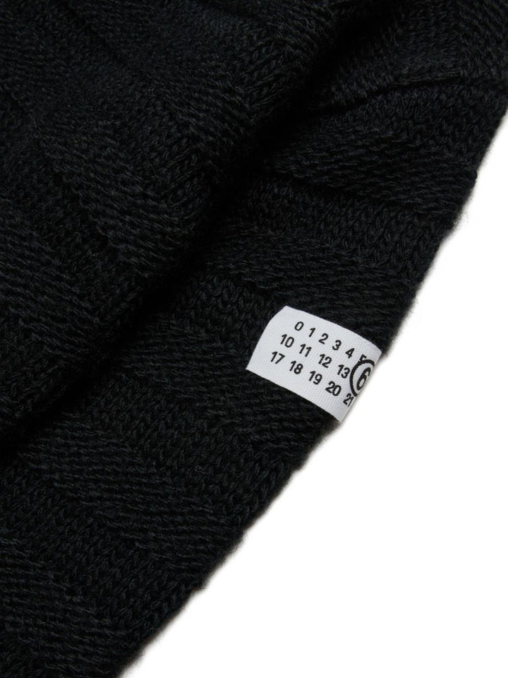 MM6 Maison Margiela Kids Cardigan con applicazione