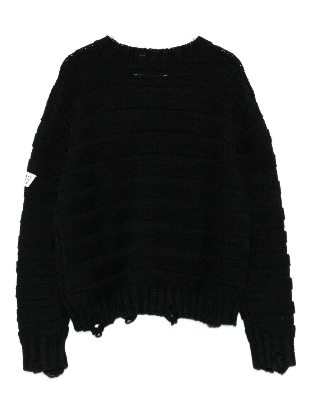 MM6 Maison Margiela Kids Maglione in lana nero