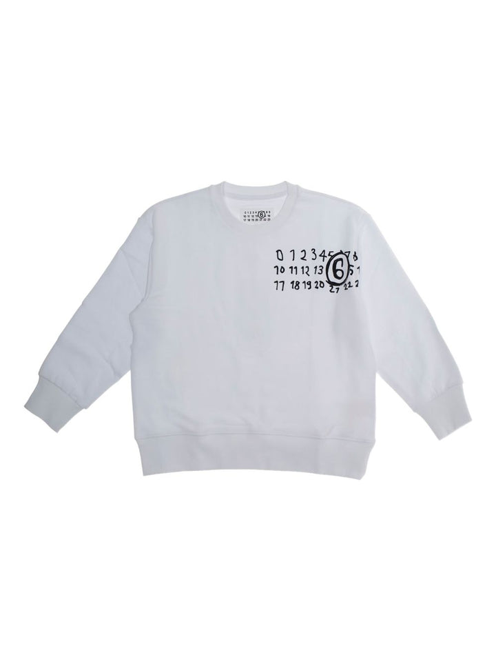 MM6 Maison Margiela Kids Felpa con logo