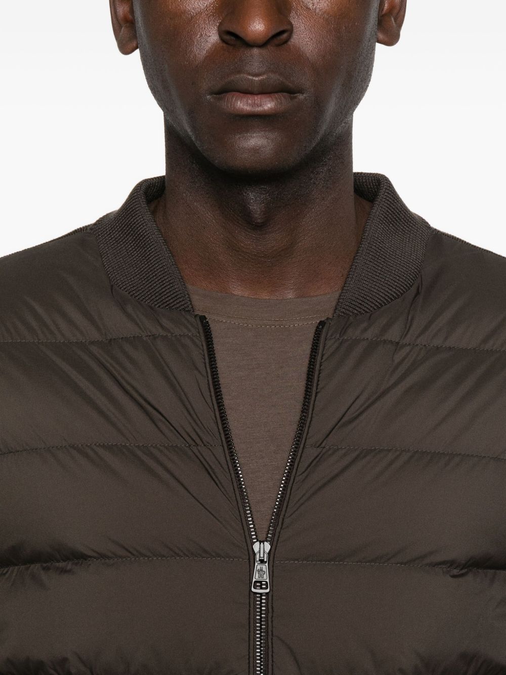 Moncler Maglia di lana aperta con full zip