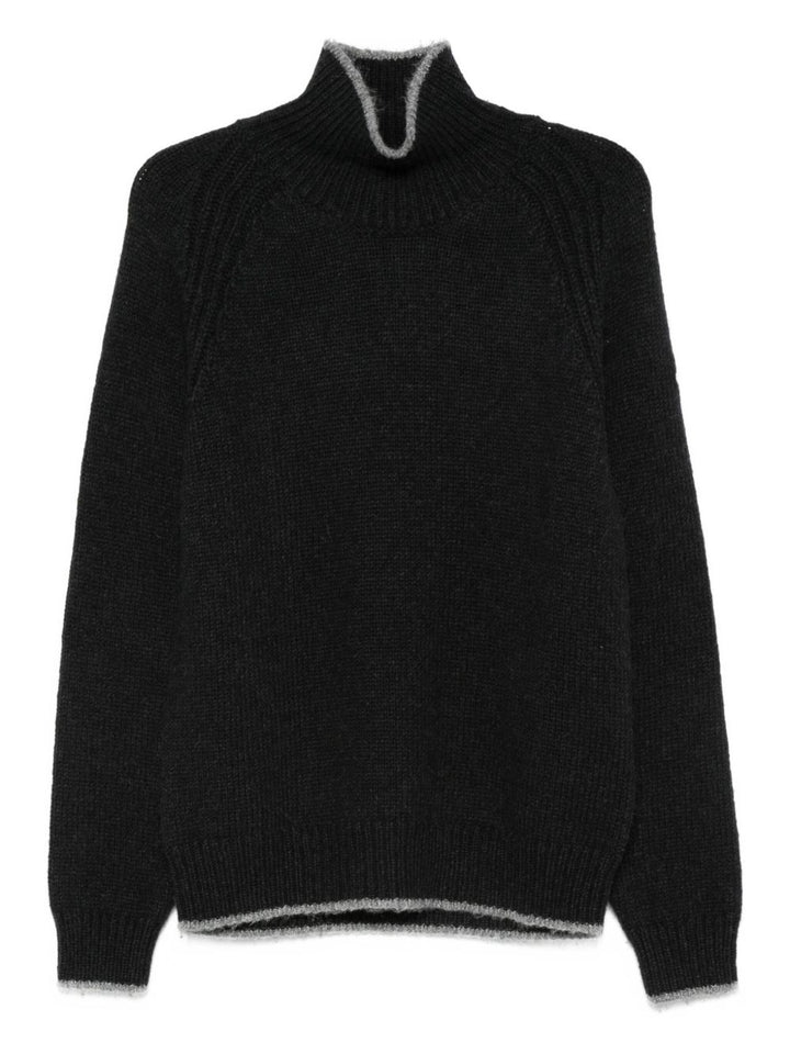 Moncler
Maglione a coste a collo alto