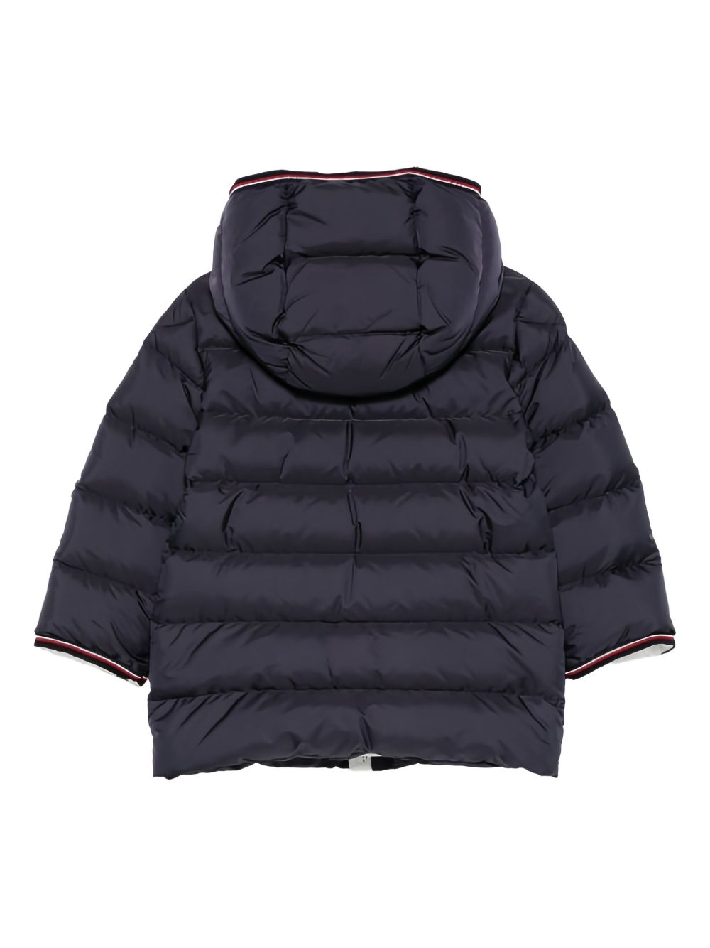 Moncler Enfant
Piumino con cappuccio blu