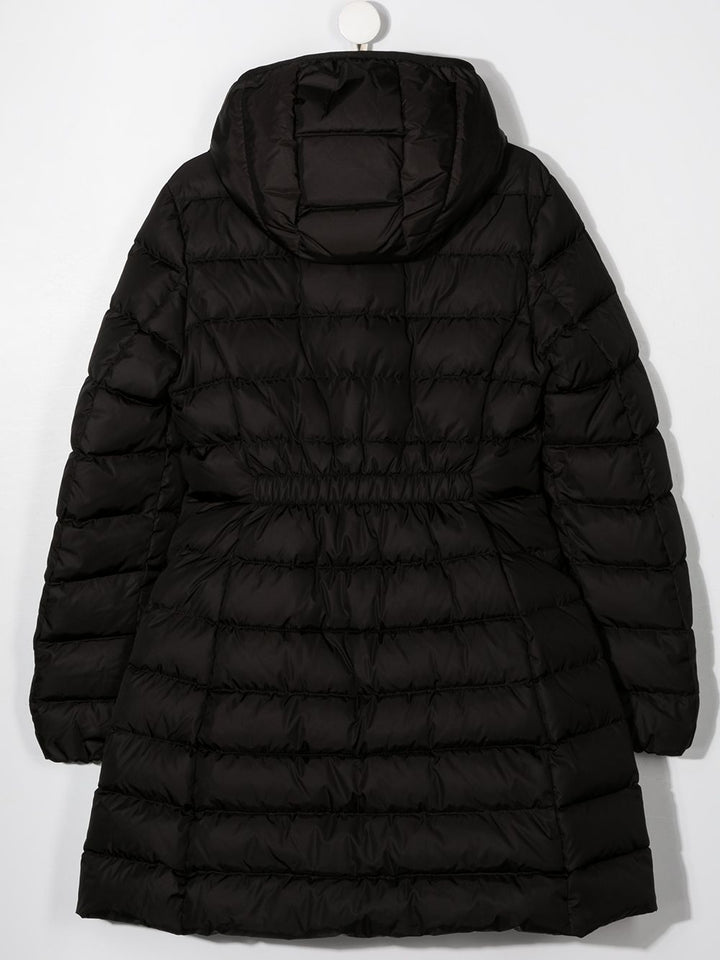 Moncler Enfant Piumino lungo con cappuccio