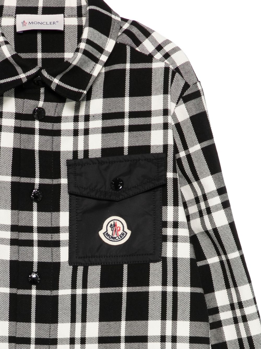 Moncler Enfant Camicia a quadri