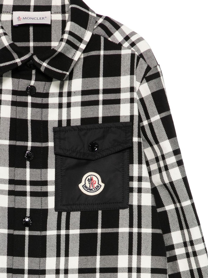 Moncler Enfant Camicia a quadri