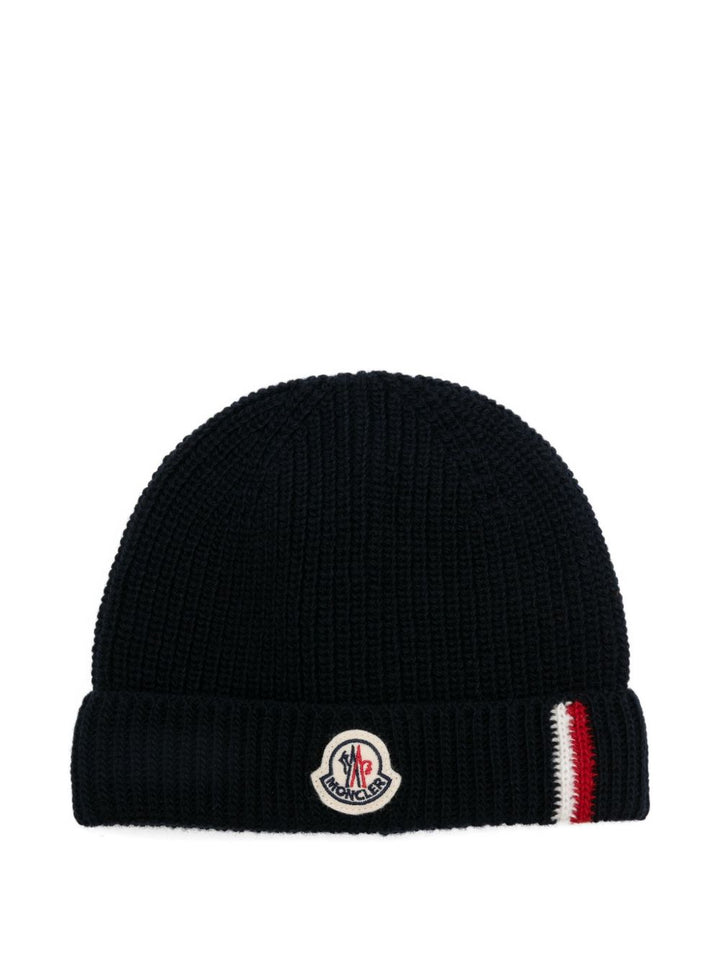 Moncler Enfant
Berretto di lana nero con logo