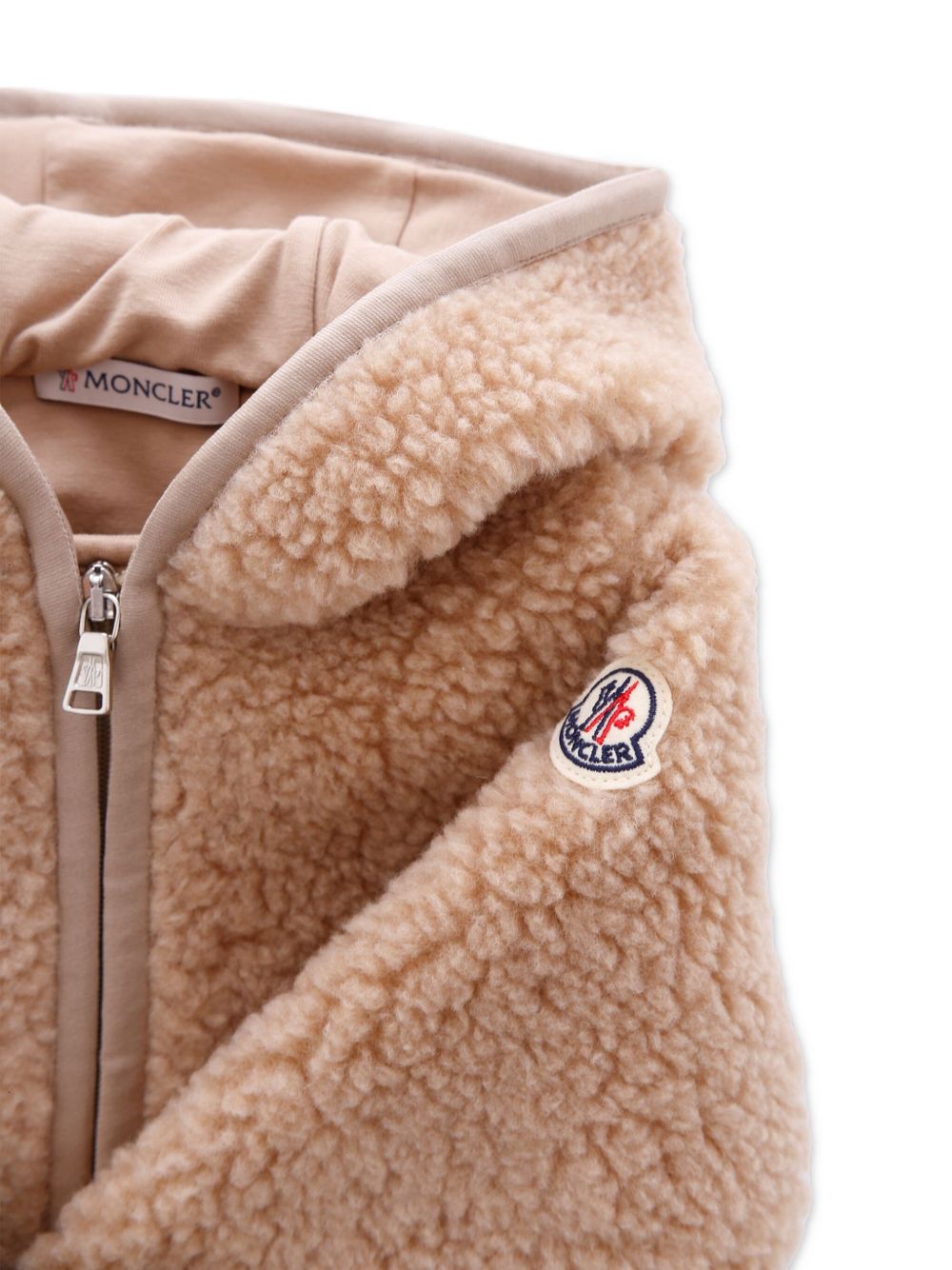 Moncler Enfant Cappotto con applicazione