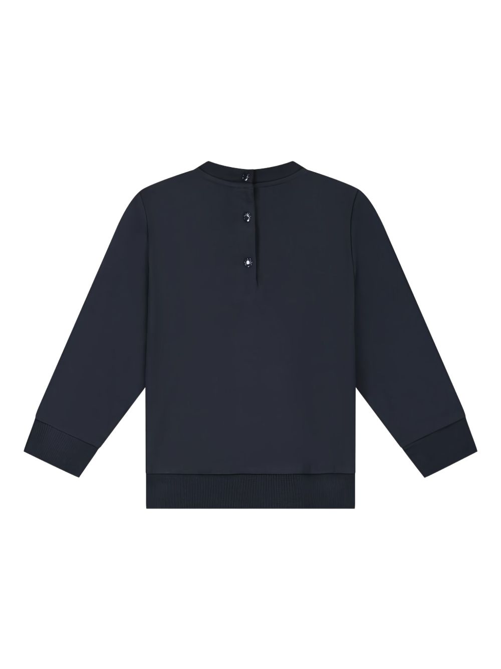 Moncler Enfant Felpa con logo ricamato