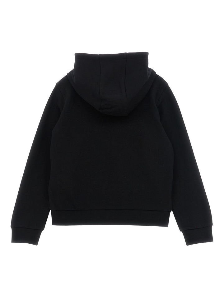 Moncler Enfant Felpa con logo e cappuccio