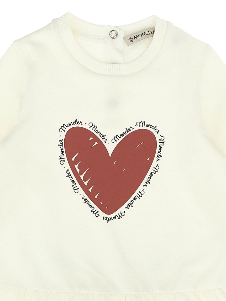 Moncler Enfant, Abito a felpa in cotone