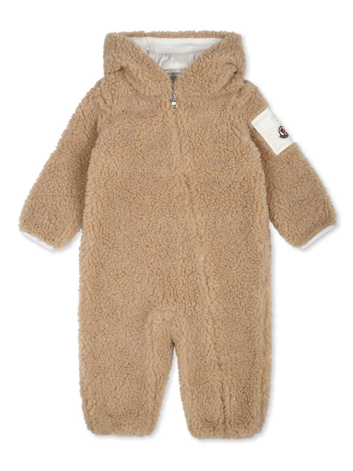 Moncler Enfant
Tutina con applicazione Teddy Bear