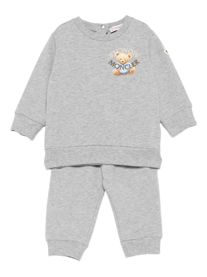 Moncler Enfant
Tuta sportiva con ricamo