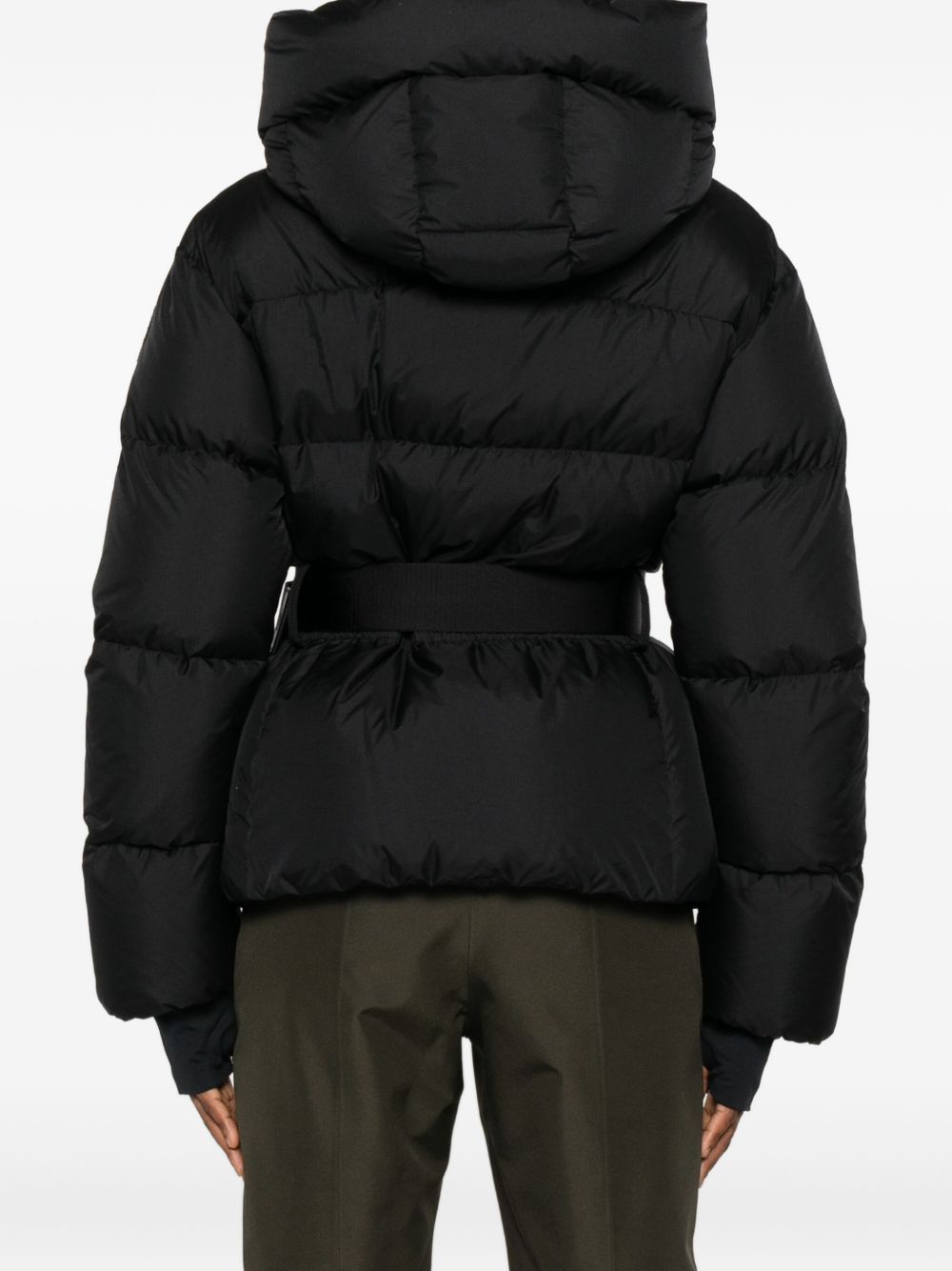 Moncler Grenoble
Giacca con cappuccio e cintura